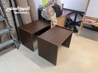  2 طاولة وسط خشب لامينيت وطرابيزتين