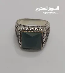  11 خواتم فضه 929 احجار كريمه و أوزان اغلبها خواتم ايرانيه ثقيله..