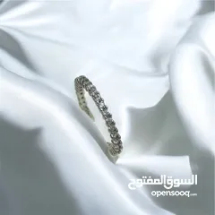  10 خواتم فضة أصلي مختوم s925 ، موديلات حديثة ، نمر مختلفة