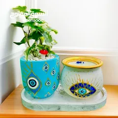  1 Handmade pots and candles