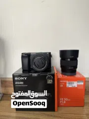  1 Sony Alpha a6400 Mirrorless 16-50mm Lens & Sony FE 50mm F1.8 Lens
