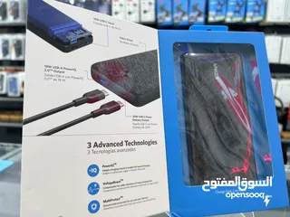  1 PowerBank Anker 20000mAh type-c out put باور بانك انكر الاصلي 20000 مل امبير  مخرج Type-C شحن سريع