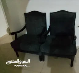  2 كنب عدد 3 خشب ثقيل قماش مخمل بسحاب يمكن فكه وغسله