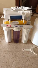  1 فلتر مي تايواني سبع مراحل ATS Pure Life بحالة جيدة