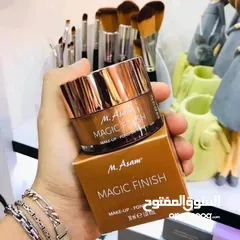  1 كريم m asam  كريم الاساس الاكثر مبيعا    كريم ماجيك فينش ميكب موس   Magic Finish Make-up Mousse