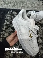  4 لقطة بوت نايك اير فورس اصدار لويس فيتون صناعة ايطالية بسعر مغري  nike air forse