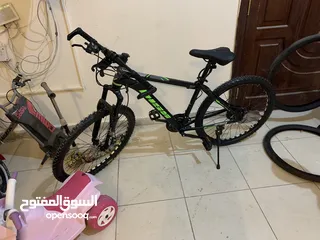  3 Bicycle one month used good condition /سيكل للبيع جديد