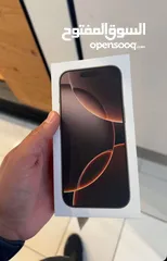  1 Iphone 16pro / iphone 16 pro max  امريكي سعه 256 و 1تيرا