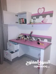  4 queen size bed plus study desk and surprise gifts سرير وطاولة مذاكرة مع هدايا ستاير ومات