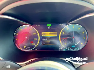  20 مرسيدس GLC200 AMG كت فتحة اسود 2021 بحالة الزيرو نايت