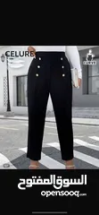  1 بنطلون قماش اسود جديد من شي ان
