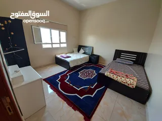  13 شقق مفروشة للإيجار صحار الوقيبة Furnished apartments for rent in Sohar Al Waqiba