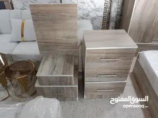  5 غرفه نوم كامله مع الفرشه وملحق وبنش قدام التخت جديد