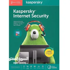  1 KASPERSKY LAB INTERNET SECURITY  2DEVICES برنامج مضاد الفيروسات العالمي