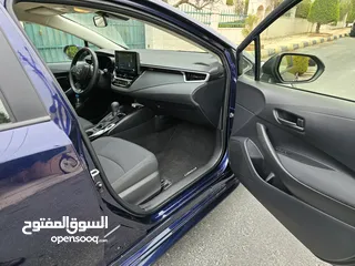  26 تويوتا كورولا 2021 ياباني بطارية ليثيوم قطعت مسافه 30 الف جمرك جديد بسعر مغري جدا
