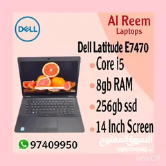  5 Offer price 85 Riyal-Dell Touch screen-Core i5-8gb ram-256gb SSD-14 inch screen