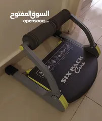  1 جهاز six pack بحالة الجديد تمارين متعددة ومختلفة (معدة ، أيدي ، أرجل) مستويات مقاومة قابلة للتغيير