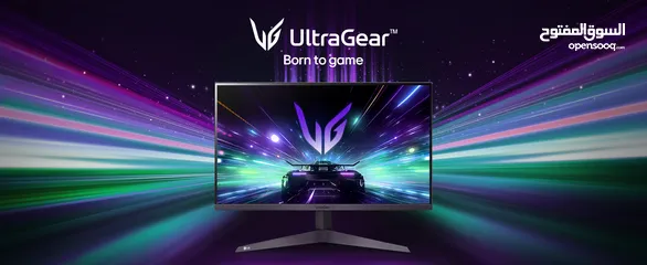  1 شاشة ال جي جيمنج اقوى شاشات كفالة سنة LG 27GS50F-B 27” UltraGear FHD 180Hz- Gaming Monitor