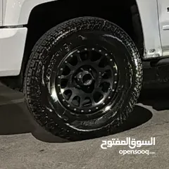  2 اربع رنجات ميثود اصليات ست براغي يركبن على سييرا و سلفرادو و فتك رنج 17