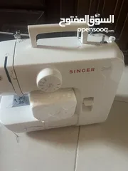 5 ماكينة خياطة singer بيضاء جديدة بالكرتونة