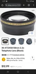  7 اكسسوارات كاميرا قياس 58mm