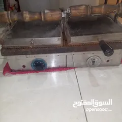  12 جرل  شواية يعمل بالكهرباء هيفي ديوتي للمطاعم مزدوجة من الاعلى والاسفل وجسم مقاوم للحرارة
