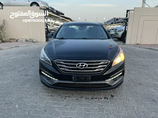  2 Hyundai Sonata sport 2016 black