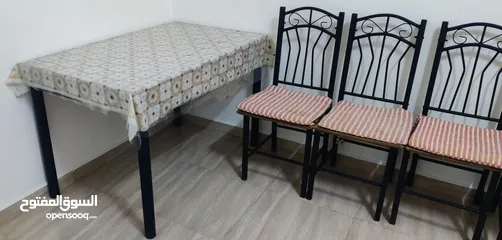  3 Table with 4 chairs for sale