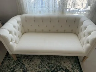  1 Like new custom made 2 seater sofa