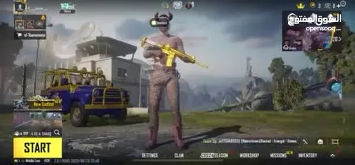  1 حساب ببجي كوريه للبيع
