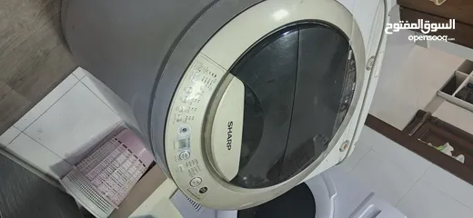  5 للبيع غسالة شارب بحالة ممتازة