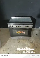  4 غاز ستايل ستيل  5 عيون قياس 90 مجدد