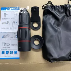  3 عدسة تلسكوبية أحادية العين مع مشبك عالمي APEXEL