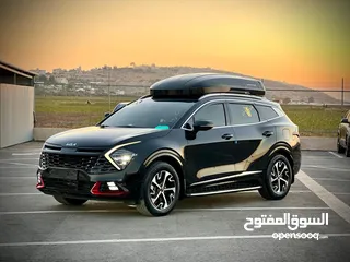  5 كايا سبورتاج  GT Line/2022 فل بدون فتحة سقف  2x4 ///240Hp بنزين + كهرباء  ( Haybrid) 1600cc
