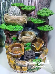  13 نوافير  شلال ماء انتيك  مع كرستاله  ومضيئه