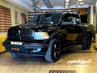  6 Dodge Ram Hemi 2015 اسود ملكي معدل بالكامل