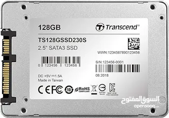  3 هارديسك داخلي مساحة 128 جيجا بايت  ترانسيند Trancsend Internal Hardisk 230S 128GB