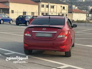  7 هونداي اكسنت /2014  فل فتحة سقف ديزل اتوماتيك 4 غيار كاملة الإضافات و المميزات