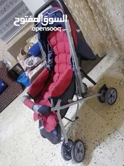  2 عرباية اطفال وكرسي بحال الوكاله