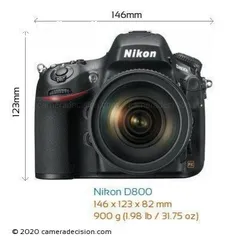  6 كاميرا نيكون D800