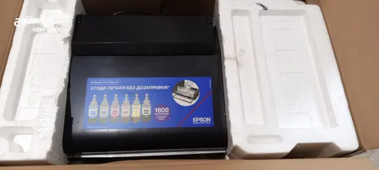  3 Epson printer  طابعه 6 الوان