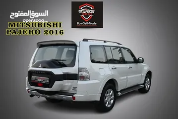  6 0% DP - ORIGNAL PAINT - MITSUBISHI PAJERO GLS 4WD 2016 - FIRST OWNER - FULL OPTION - GCC