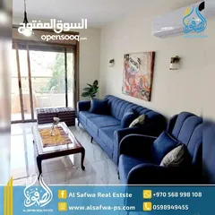  1 شقه مميزه مفروشه عين منجد للايجار للفترات الطويله