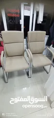  1 Office chair 2 pics skin color and three seats sofa