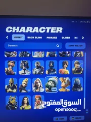  7 حساب فورت سكنات مطلوبة والحساب يجي معاه العب للبيع