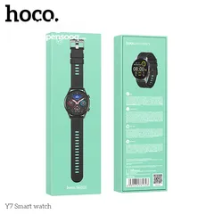  10 HOCO Y7 Smart watch ساعة هوكو  رجالة مميزة جدا تدعم 13 وضع رياضي  تتبع النوم و ضربات القلب بشكل ممتا