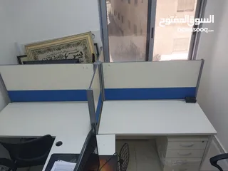  3 مكتب  موظفين رباعي للبيع