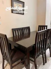  1 طاولة سفره 6 كراسي