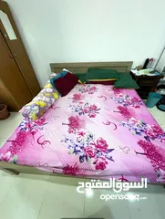  1 King size bed for sale with spring mattresses