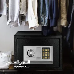  3 خزنة نقود فولاذية مزودة بنظام رقمي ومفتاح لضمان حماية لا تخترق المقاسات المتوفرة 17 / 25 / 30 انش